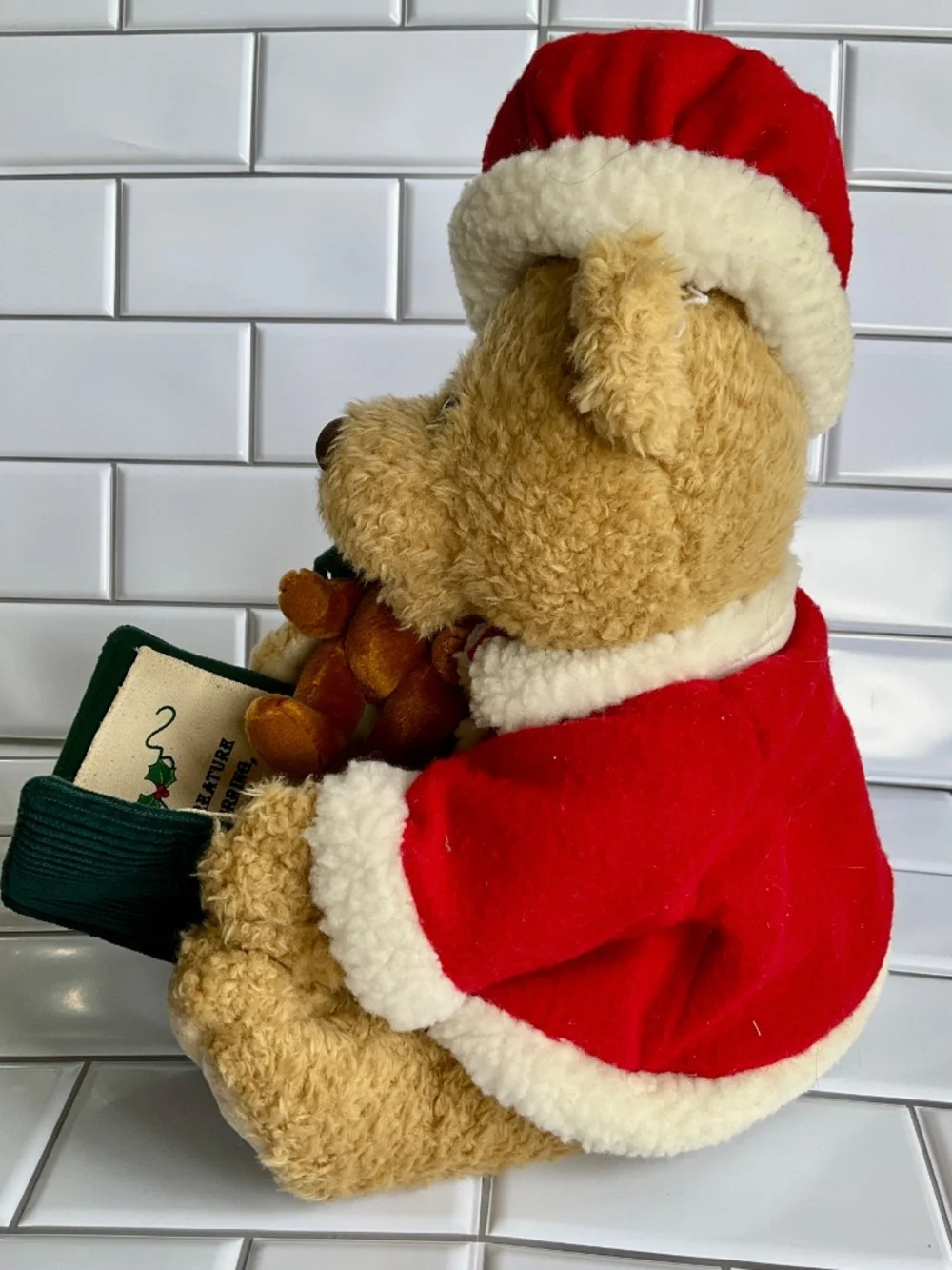 Pan Asian Creations Animated Talking Bear Twas reads The Night Before Christmas